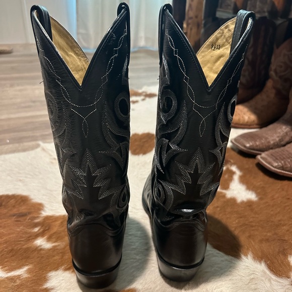 Dan post black leather boots - Picture 2 of 6